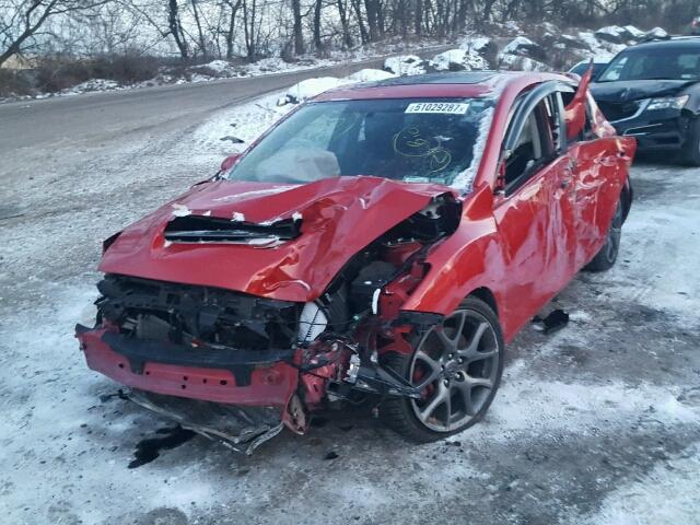 JM1BL1H41A1277782 - 2010 MAZDA SPEED 3 RED photo 9