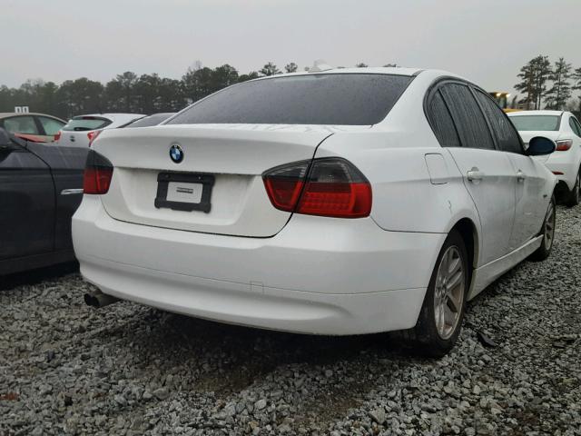 WBAVA33527KX73995 - 2007 BMW 328 I WHITE photo 4