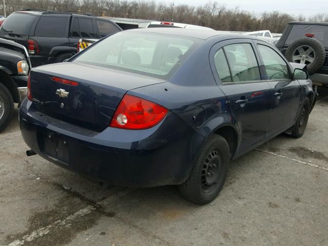 1G1AL55F987218469 - 2008 CHEVROLET COBALT LT BLUE photo 4