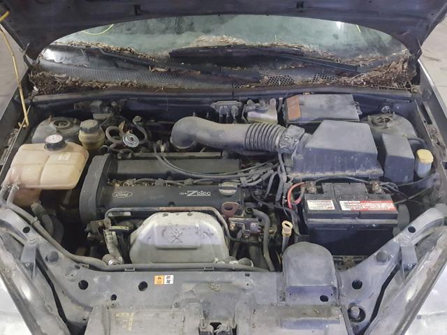 1FAFP38322W321310 - 2002 FORD FOCUS ZTS GRAY photo 7