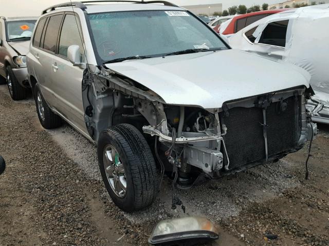 JTEGP21A350068874 - 2005 TOYOTA HIGHLANDER SILVER photo 1