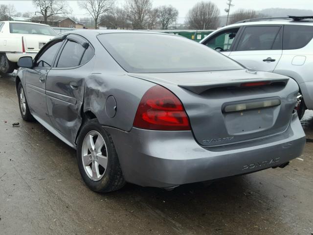 2G2WP552781114868 - 2008 PONTIAC GRAND PRIX GRAY photo 3