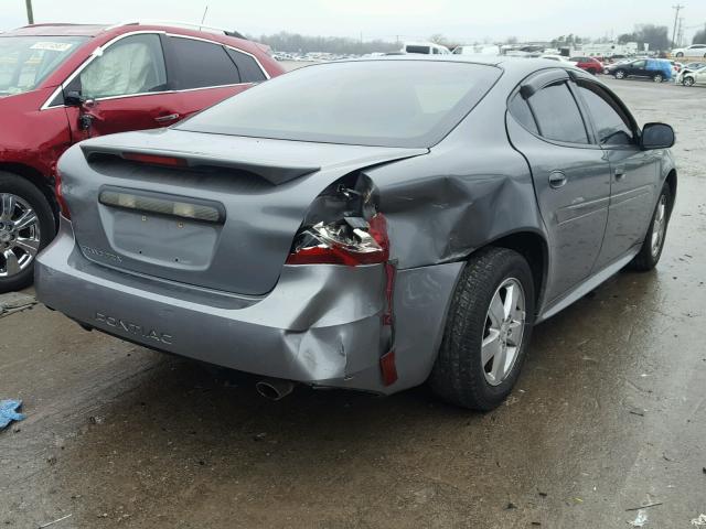 2G2WP552781114868 - 2008 PONTIAC GRAND PRIX GRAY photo 4