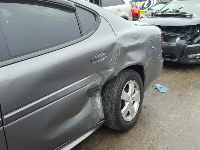 2G2WP552781114868 - 2008 PONTIAC GRAND PRIX GRAY photo 9