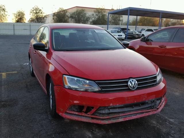 3VWD17AJ7FM287175 - 2015 VOLKSWAGEN JETTA SE RED photo 1