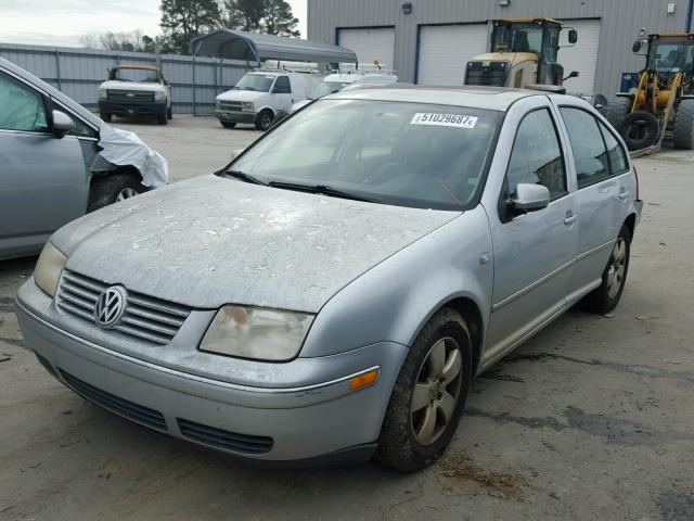 3VWSR69M85M050654 - 2005 VOLKSWAGEN JETTA GLS SILVER photo 2