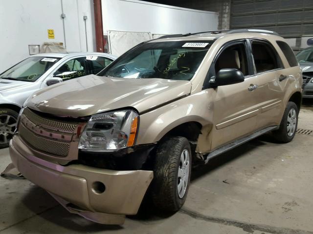 2CNDL13F756109709 - 2005 CHEVROLET EQUINOX LS GOLD photo 2