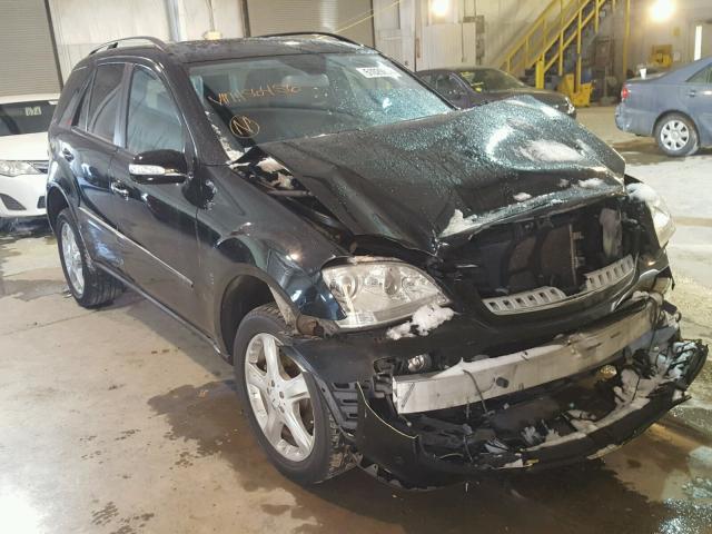 4JGBB86E37A156456 - 2007 MERCEDES-BENZ ML 350 BLACK photo 1