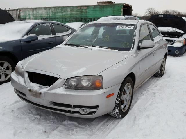 KMHDN46D96U359753 - 2006 HYUNDAI ELANTRA GL SILVER photo 2