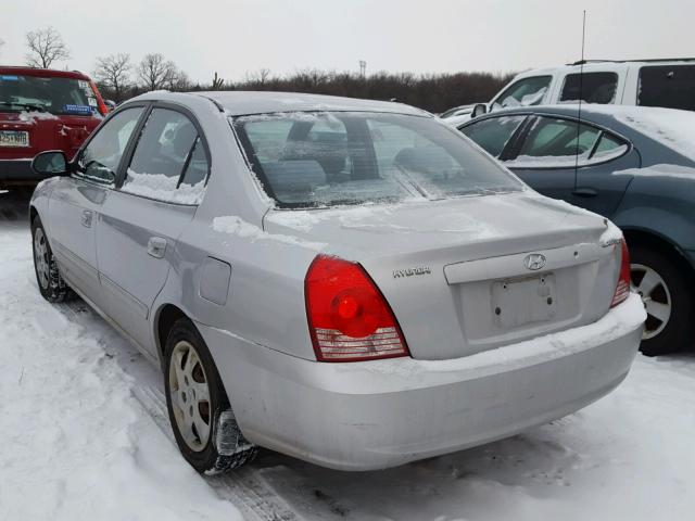 KMHDN46D96U359753 - 2006 HYUNDAI ELANTRA GL SILVER photo 3