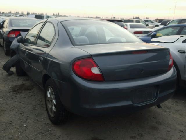 1B3ES46C9YD518350 - 2000 DODGE NEON BASE GRAY photo 3