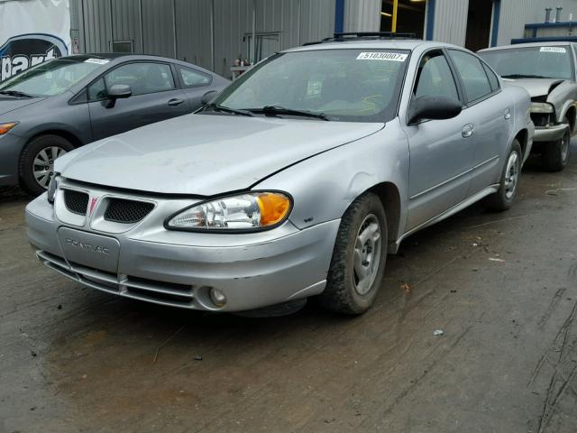 1G2NE52E05M189850 - 2005 PONTIAC GRAND AM S SILVER photo 2