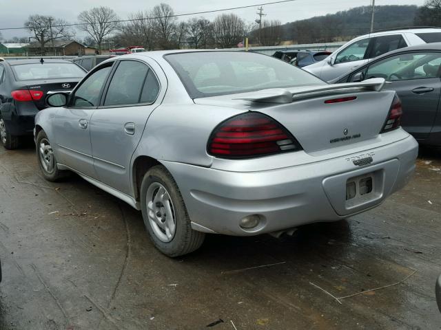 1G2NE52E05M189850 - 2005 PONTIAC GRAND AM S SILVER photo 3