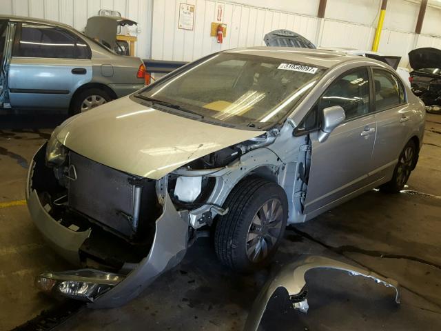 19XFA16969E010295 - 2009 HONDA CIVIC EXL 银色 照片 2