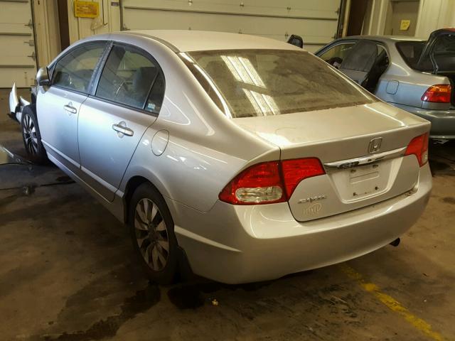 19XFA16969E010295 - 2009 HONDA CIVIC EXL 银色 照片 3