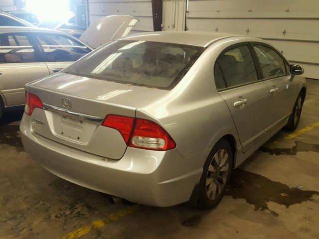 19XFA16969E010295 - 2009 HONDA CIVIC EXL 银色 照片 4