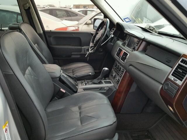 SALME15496A214436 - 2006 LAND ROVER RANGE ROVE SILVER photo 5