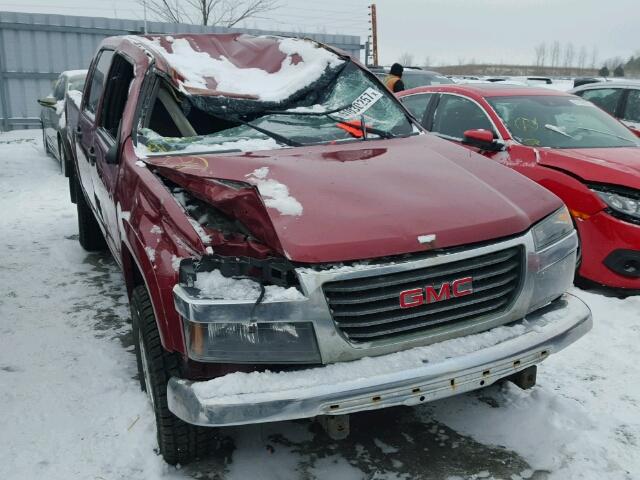 1GTDT136148187173 - 2004 GMC CANYON RED photo 1