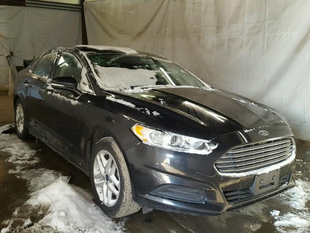 3FA6P0H70DR284202 - 2013 FORD FUSION SE BLACK photo 1