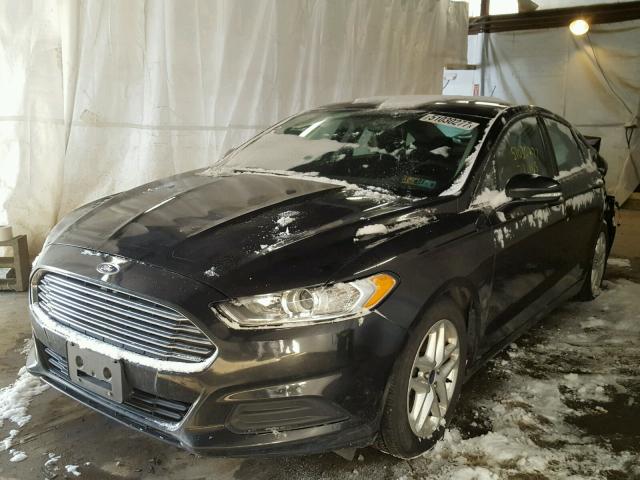 3FA6P0H70DR284202 - 2013 FORD FUSION SE BLACK photo 2