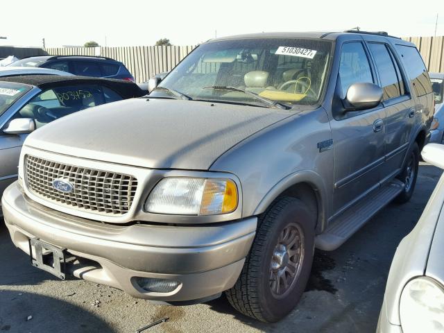 1FMRU17L61LB35125 - 2001 FORD EXPEDITION TAN photo 2