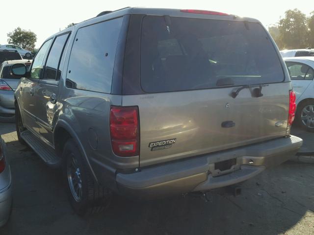 1FMRU17L61LB35125 - 2001 FORD EXPEDITION TAN photo 3