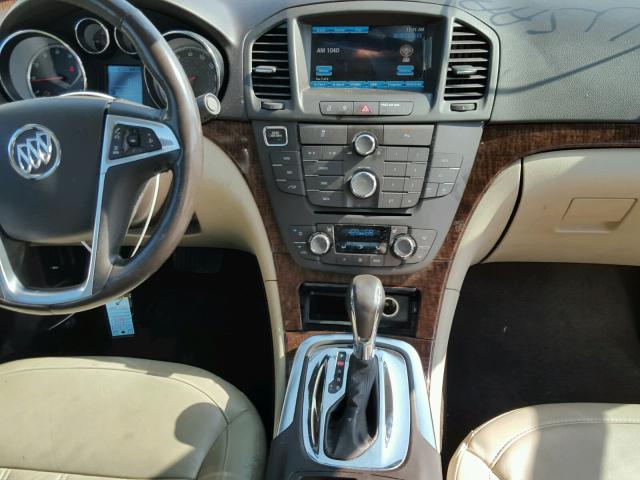 2G4GS5EV9D9159990 - 2013 BUICK REGAL PREM GOLD photo 9