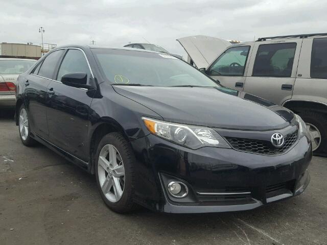 4T1BF1FK1EU302091 - 2014 TOYOTA CAMRY L BLACK photo 1