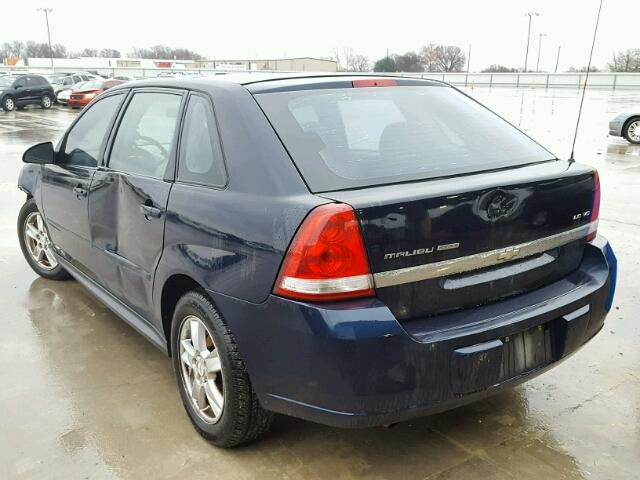 1G1ZT628X5F331878 - 2005 CHEVROLET MALIBU MAX 蓝色 照片 3