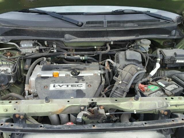 5J6YH28716L005590 - 2006 HONDA ELEMENT EX GREEN photo 7