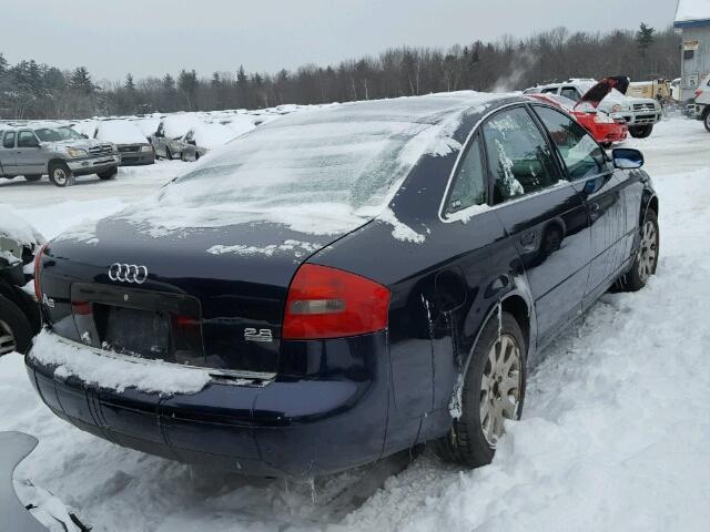 WAUEH24B7YN039637 - 2000 AUDI A6 2.8 QUA BLUE photo 4