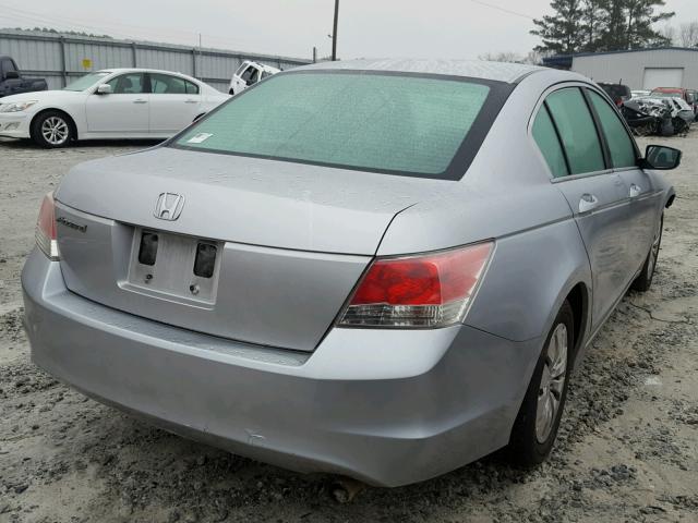 1HGCP26339A011475 - 2009 HONDA ACCORD LX SILVER photo 4