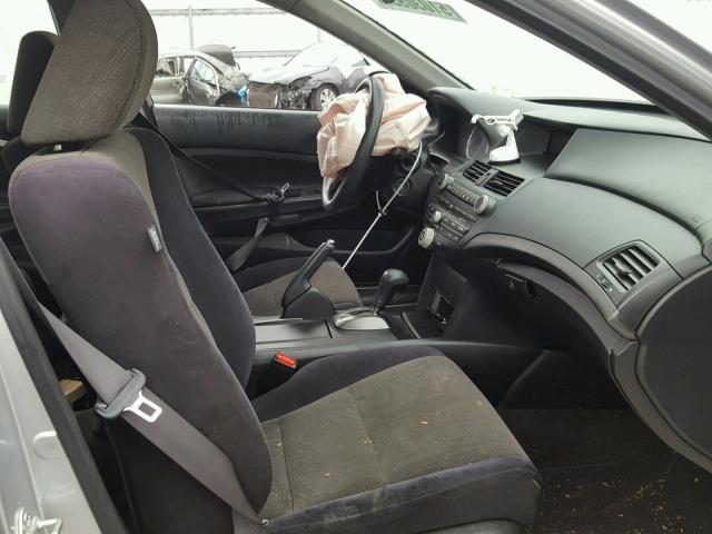 1HGCP26339A011475 - 2009 HONDA ACCORD LX SILVER photo 5