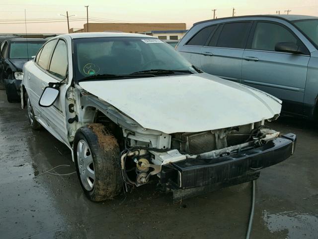 1G2NF52T01M598310 - 2001 PONTIAC GRAND AM S WHITE photo 1