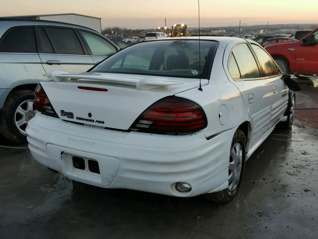 1G2NF52T01M598310 - 2001 PONTIAC GRAND AM S WHITE photo 4