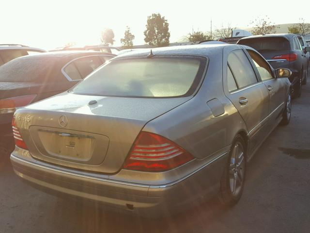 WDBNG70J66A478248 - 2006 MERCEDES-BENZ S 430 SILVER photo 4