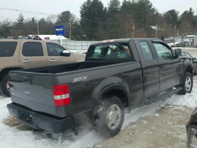 1FTRX14W35FA84391 - 2005 FORD F150 BROWN photo 4