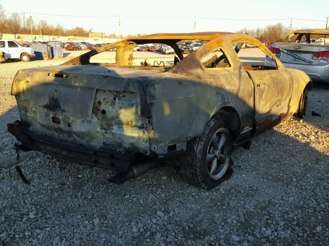 1ZVFT82H755102969 - 2005 FORD MUSTANG GT BURN photo 4