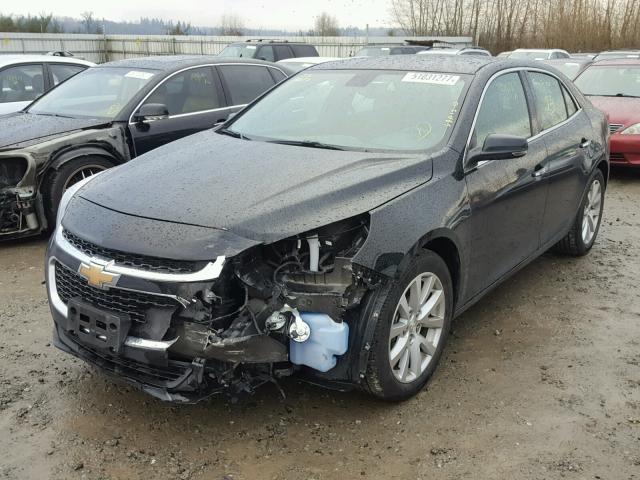 1G11E5SA5GU156247 - 2016 CHEVROLET MALIBU LIM BLACK photo 2