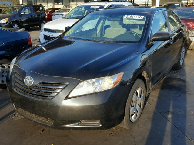 4T1BE46K38U213955 - 2008 TOYOTA CAMRY CE BLACK photo 2