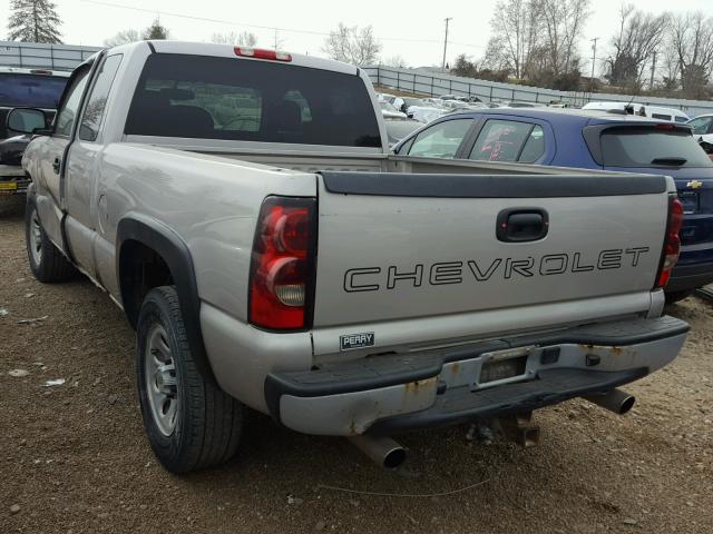 1GCEK19B35E162094 - 2005 CHEVROLET SILVERADO BEIGE photo 3