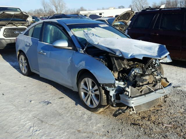 1G1PH5S90B7145249 - 2011 CHEVROLET CRUZE LTZ BLUE photo 1