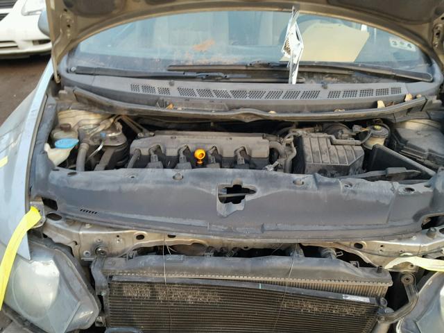 1HGFA16886L041320 - 2006 HONDA CIVIC EX GOLD photo 7