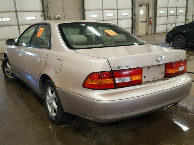 JT8BF22G6V0063316 - 1997 LEXUS ES 300 GOLD photo 3