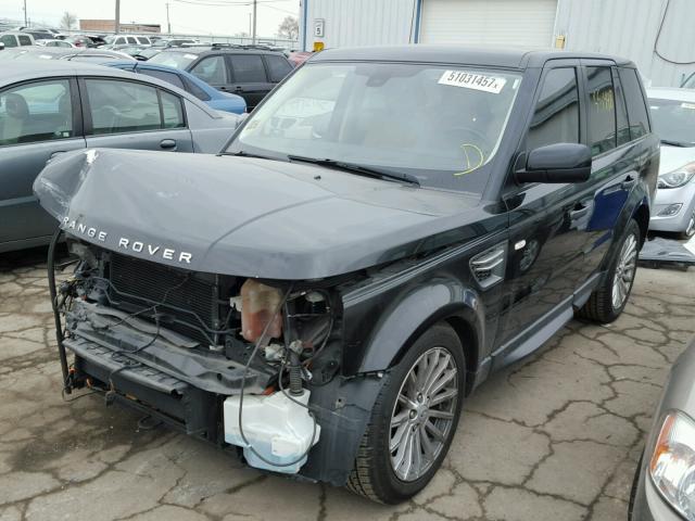 SALSF2D49BA281754 - 2011 LAND ROVER RANGE ROVE BLACK photo 2