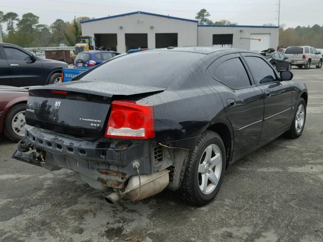 2B3CA3CV5AH169092 - 2010 DODGE CHARGER SX BLACK photo 4