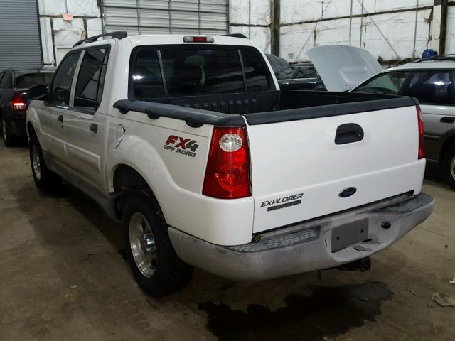 1FMZU77E63UA80869 - 2003 FORD EXPLORER S WHITE photo 3