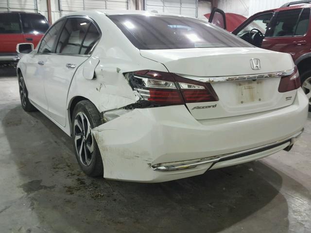 1HGCR2F87GA140452 - 2016 HONDA ACCORD EXL WHITE photo 3