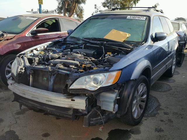 4S4BP66C397320552 - 2009 SUBARU OUTBACK 2. BLUE photo 2