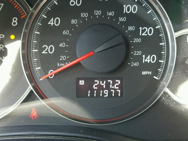 4S4BP66C397320552 - 2009 SUBARU OUTBACK 2. BLUE photo 8